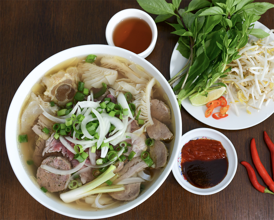 bowl of pho noodles